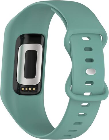 3 Pack Soft Watchband Compatible with Fitbit Charge 6, Charge 5, Charge 4, Charge 3/3SE Silicone Wristband All-round Protective Band Replacement Bracelet Strap in Kuwait