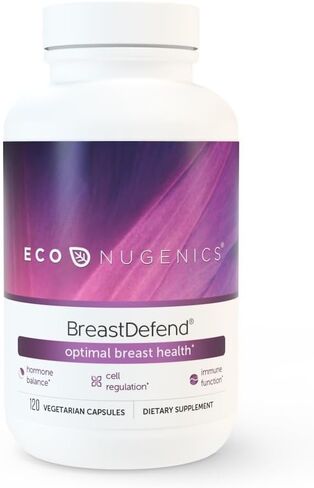 EcoNugenics BreastDefend DIM Supplement for Women’s Breast Health, Estrogen Hormone Balance, Immune Support – Turmeric Curcumin, Reishi & Turkey Tail Mushrooms, Quercetin, Astragalus – 60 Capsules in Kuwait