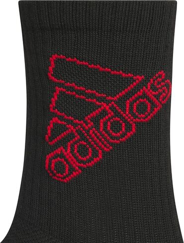 جوارب Adidas للأطفال للأولاد والبنات برسومات مختلطة رياضية مبطنة (6 أزواج) in Saudi Arabia
