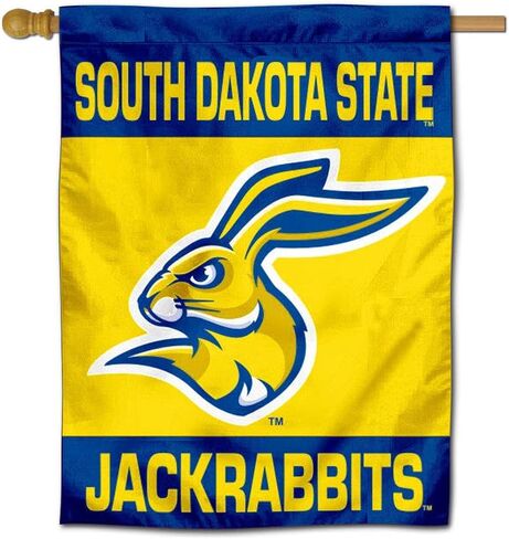 College Flags & Banners Co. South Dakota State Jackrabbits Double Sided House Flag in Saudi Arabia