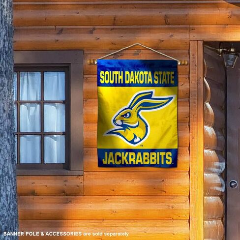 College Flags & Banners Co. South Dakota State Jackrabbits Double Sided House Flag in Saudi Arabia