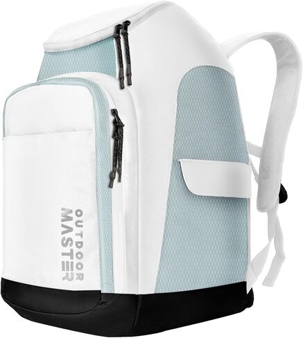 OutdoorMaster 50L Ski Boot Bag-Ski and Snowboard Boots Travel Backpack with Helmet Compartment | Waterproof Exterior & Bottom in Kuwait