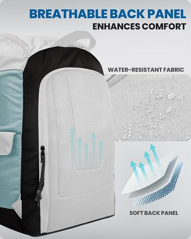 OutdoorMaster 50L Ski Boot Bag-Ski and Snowboard Boots Travel Backpack with Helmet Compartment | Waterproof Exterior & Bottom in Kuwait