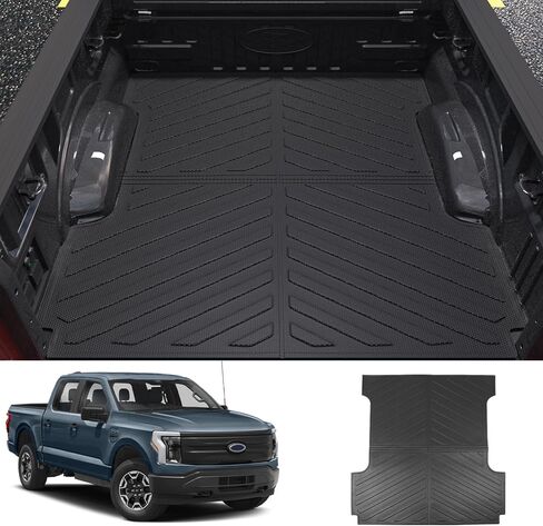 حصيرة سرير شاحنة Xipoo متوافقة مع 2015-2024 Ford F150 5.5Ft Truck Liner TPE مادة استبدال بطانة السرير لملحقات Ford F150 2015-2024 in Saudi Arabia