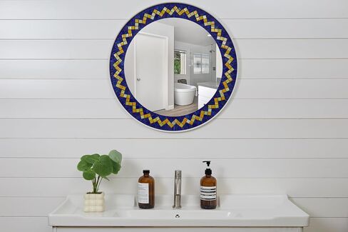 24'' Mosaic Wall Mirror Living Room Bathroom MIR006 in Saudi Arabia