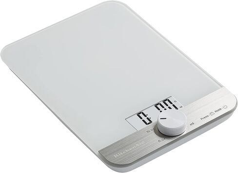 KitchenAid KQ908 Glass Surface 11 Pound Capacity Digital Kitchen and Food Scale, Scale for Food Ounces and Grams, Dry and Liquid Ingredients, Black in Saudi Arabia