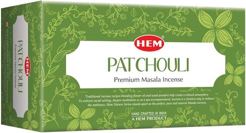 عصا بخور هيم باتشولي ماسالا (12 عبوة 15 جرام لكل منها) | عطر طبيعي للغرف العطرية | النضارة والتأمل in Kuwait