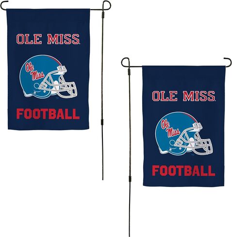 Desert Cactus University of Mississippi Garden Flag Rebels Ole Miss U of M Banner 100% Polyester (Design P) in Saudi Arabia