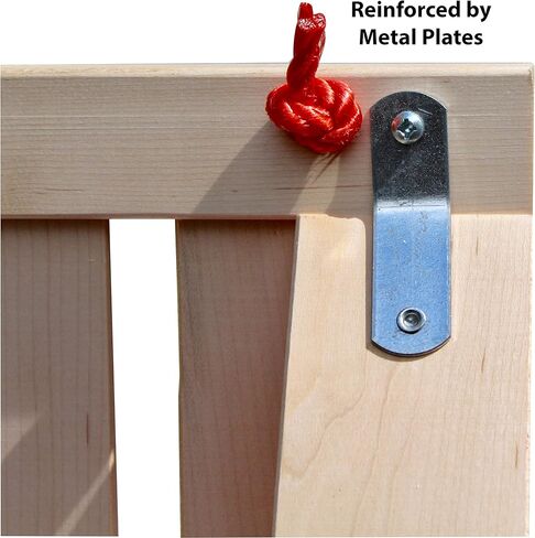 Flexible Flyer BCL-40 Premium Baby Sleigh. Toddler Boggan. Wooden Pull Sled for Kids,Red , 29 x 14 x 11.5 inches in Kuwait