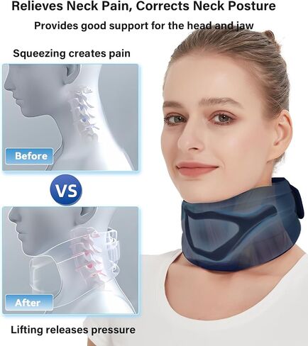 Cervicorrect Neck Brace, Cervicorrect Neck Brace by Healthy Lab Co | Cervical Collar Neck Brace for Sleeping | Neck Brace for Snoring | Neck Support Brace for Neck Pain & Support in Saudi Arabia