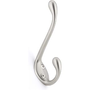 Richelieu Hardware T78321184 Utility Metal Hook, Matte Nickel, 3-Pack
