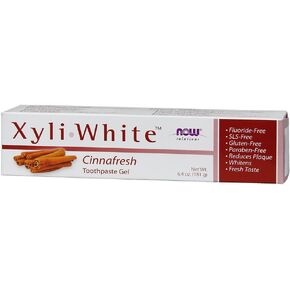 NOW Xyliwhite Cinnafresh Toothpaste Gel 6.4 Ounce (Pack of 2)