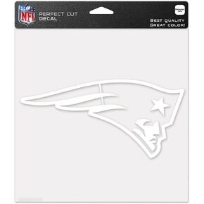 WinCraft New England Patriots 8x8 White Logo Decal