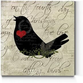 Evening Carol' By Jim Mitchell Gallery Wrapped Canvas Christmas Wall Art