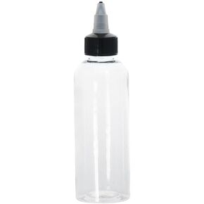 12Pcs 5oz Plastic Bottles, Squeeze Dispensing Bottles, 150ml Refillable Bottles, Empty Container with Twist Open Cap for Liquids, Oils