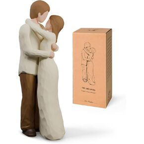 Engagement Gifts for Couples, Wedding for Husband Wife, Couple Figurines Statue for Women Men, Bridal Gifts for Bride Valentine's Day Birthday Girlfriend Boyfriend