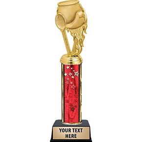 Cooking Chili Pot Trophies - Red Stars Cooking Chili Pot Trophy Award with Customized Engraving Prime