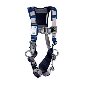 3M™ DBI-SALA® ExoFit STRATA™ Vest-Style Positioning/Climbing Harness 1112491, Grey, Blue, Medium, 1 EA