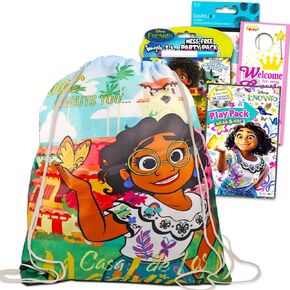 Disney Encanto Travel Bag Bundle - Encanto Travel Set with Encanto Mini Coloring Book, Imagine Ink, Stickers, More | Encanto Activity Set