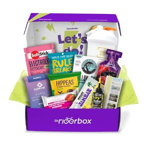 Fuel Goods Runner Box, Running Accessories Gift Box for Runners (11-12 Items), Nutritional Snacks & Energy Bars, Runner Unique Birthday Gift, Subscription Box