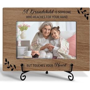 Grandchildren Picture Frame Family Picture Frame, Grandma And Grandpa Gifts Birthday Gifts for Grandparent, 4x6 Frame Wooden Picture Frame Tabletop Display Home Decor Picture Gifts -19