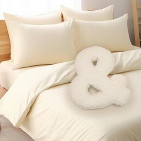 Letter Plush Pillow Soft Initial Throw Cushion Letter Hugging Throw Pillows Decorative Alphabet Throw Pillows for Bed Couch Letter Pillows English Alphabet A to Z for Sofa Bedroom Car Nursery Decor