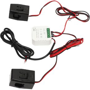 Smart Energy Meter Single Phase Consumption Monitor Power Meter for Tuya App Monitoring 2 120ACT Clamp Current Transformer Electricity Usage 90‑250VAC