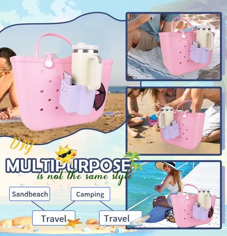 Bogg Bag Accessories, Bogg Bag Cup Holder, Phone Holder and Sunglasses Holder, Waterproof and Sandproof for Small Bogg Bag & XL Bogg Bag in Kuwait