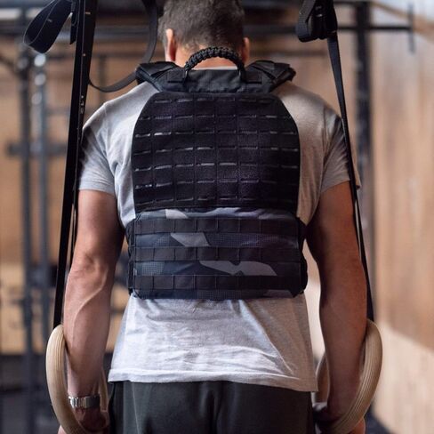 Tribe WOD Weight Vest Plates 5.75-13.75lb | Plate Carrier Weights for Heavy Training, Heavy Workouts, Running, Cross Training | Premium Steel | Additional Weight for Weight Vests in Kuwait