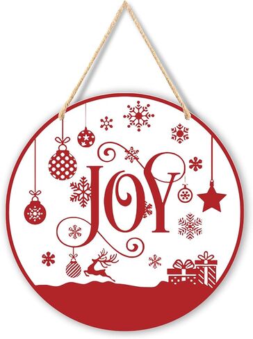 Baby's First Christmas Wood Hanging Sign for Door Wall Decorations, Baby's First Christmas Ornament 2024, My First Holiday Milestone Signs, Newborn Baby Keepsake Gifts in Saudi Arabia