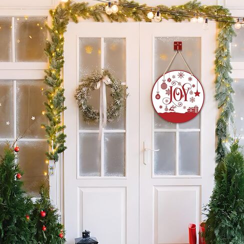 Baby's First Christmas Wood Hanging Sign for Door Wall Decorations, Baby's First Christmas Ornament 2024, My First Holiday Milestone Signs, Newborn Baby Keepsake Gifts in Saudi Arabia