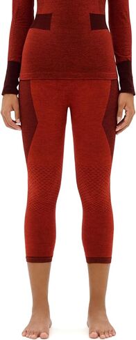 CEP Ski Merino 3/4 Base Tights, Black, Women, L in Saudi Arabia