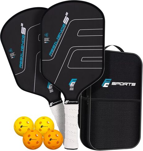 Fusion Choice Pickleball Paddles Set, USAPA Approved Fiberglass Surface Rackets, Next-Gen 2024-25 Performance for Champions, Pickleball Rackets for Men and Women in Saudi Arabia