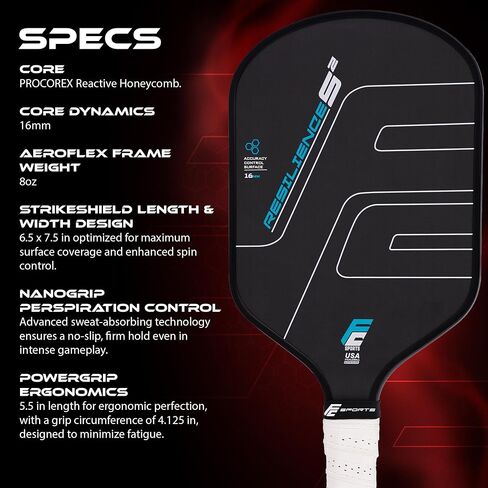 Fusion Choice Pickleball Paddles Set, USAPA Approved Fiberglass Surface Rackets, Next-Gen 2024-25 Performance for Champions, Pickleball Rackets for Men and Women in Saudi Arabia