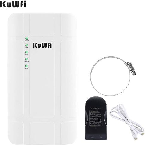 راوتر KuWFi مقاوم للماء خارجي 4G LTE CPE SIM بطاقة WiFi 150 ميجابت في الثانية CAT4 SIM LTE تعمل أجهزة التوجيه مع كاميرا IP أو تغطية WiFi خارجية مع هوائي 2 قطعة تعمل فقط مع وضع بطاقة SIM وليس للولايات المتحدة الأمريكية in Saudi Arabia