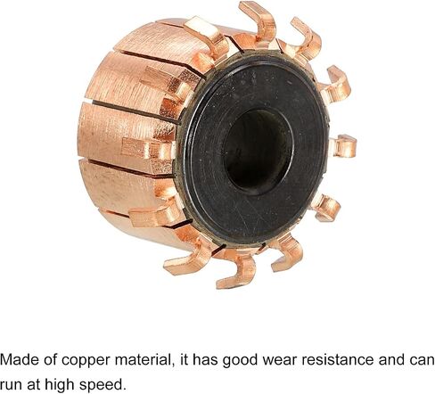 PATIKIL Electric Motor Commutator 12 Gear Teeth 8mm ID 23mm OD Copper for Motor Spare Parts in Saudi Arabia