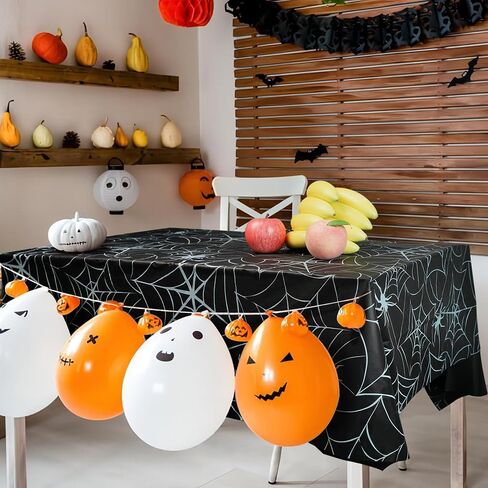 3 Pieces Thanksgiving Fall Plastic Tablecloth, Autumn Maple Leaf Table Cover Wood Grain Pumpkin Disposable Rectangle Tablecloths Large108 X 54 Inch Fall Party Thanksgiving Harvest Table Decorations in Saudi Arabia
