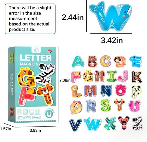 10 Pieces Magnetic Color Recognition Sorting Set, Educational Magnets for Refrigerator Whiteboard, Fine Motor Skills Toys for Boys Girls 3 4 5 Years Old in Saudi Arabia