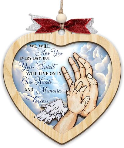 Baby Memorial Ornament, Infant Loss Ornament, Miscarriage Ornament, Baby Memorial Gift, Stillborn Baby Memorial Gifts, Angel Ornaments for Christmas Tree, Loss of Baby Sympathy Gifts for Mom/Dad (H50) in Kuwait