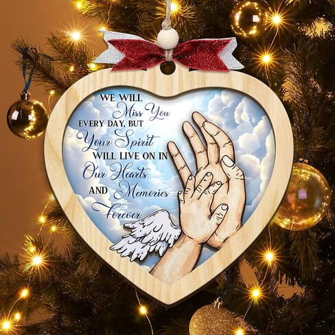 Baby Memorial Ornament, Infant Loss Ornament, Miscarriage Ornament, Baby Memorial Gift, Stillborn Baby Memorial Gifts, Angel Ornaments for Christmas Tree, Loss of Baby Sympathy Gifts for Mom/Dad (H50) in Kuwait