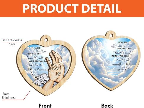 Baby Memorial Ornament, Infant Loss Ornament, Miscarriage Ornament, Baby Memorial Gift, Stillborn Baby Memorial Gifts, Angel Ornaments for Christmas Tree, Loss of Baby Sympathy Gifts for Mom/Dad (H50) in Kuwait