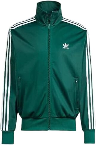 adidas Men's Adicolor Classics Firebird Track Jacket, Collegiate Green, Large in Saudi Arabia