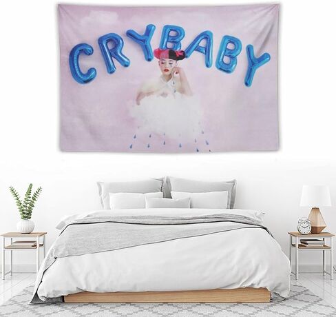 Martinez Music Tapestry - 40x60 Inch Melanie Album Cover Wall Art for Bedroom, College Dorm, and Home Decor - Decorative Hanging Banner Flag Poster in Saudi Arabia