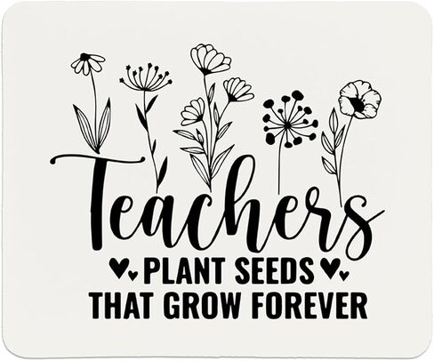 Teacher Classroom Reading Inspirational MousePads,Mouse Pads for Desk Accessories Office Gaming Working,Teacher Gifts for Women Men,Teacher Gifts from Student,9.5x7.9 inches， in Saudi Arabia