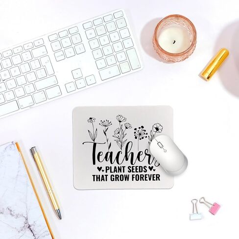 Teacher Classroom Reading Inspirational MousePads,Mouse Pads for Desk Accessories Office Gaming Working,Teacher Gifts for Women Men,Teacher Gifts from Student,9.5x7.9 inches， in Saudi Arabia