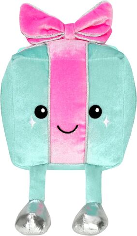 iscream Present with a Bow 6" Embroidered Accent Plush Mini Holiday Pillow in Saudi Arabia