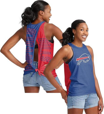 FOCO Women's NFL Team Logo Tie Breaker Tank Top Shirt in Saudi Arabia