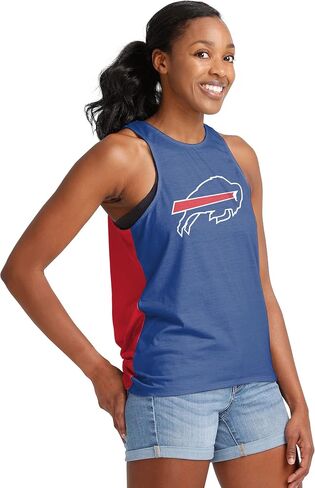 FOCO Women's NFL Team Logo Tie Breaker Tank Top Shirt in Saudi Arabia