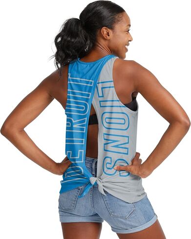 FOCO Women's NFL Team Logo Tie Breaker Tank Top Shirt in Saudi Arabia