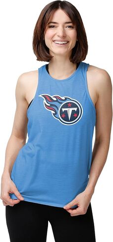 FOCO Women's NFL Team Logo Tie Breaker Tank Top Shirt in Saudi Arabia
